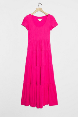 gillian tiered maxi dress