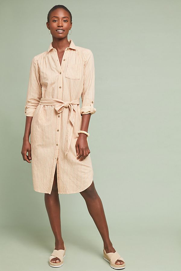 Slide View: 1: Bellamy Striped Shirtdress