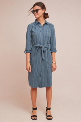 anthropologie shirt dress