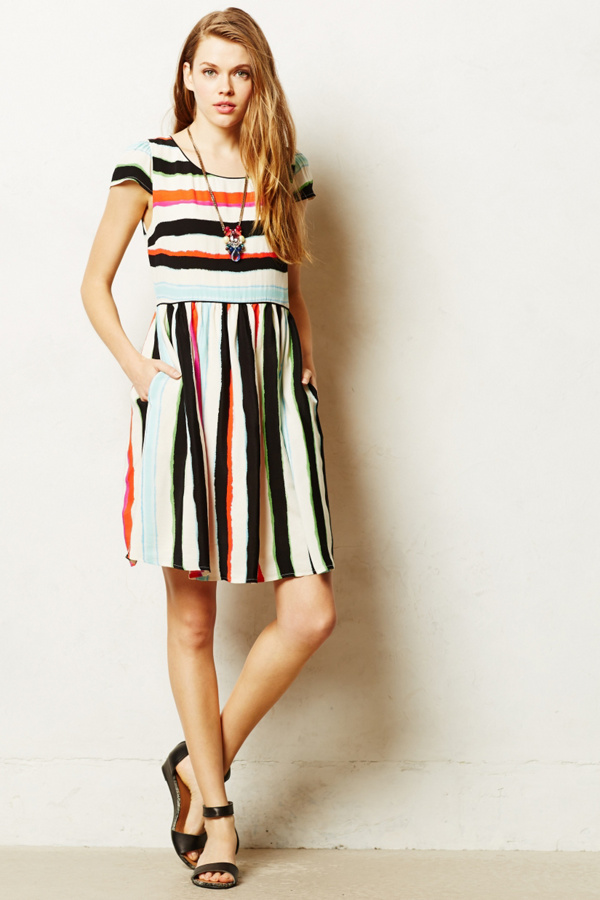 Peralta Flared Dress Anthropologie