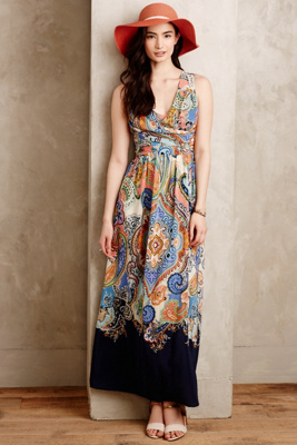 anthropologie maeve maxi dress