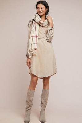 anthropologie shirt dress