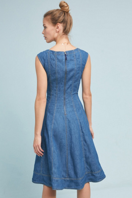 anthropologie denim dress