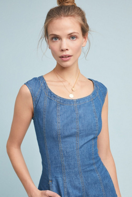anthropologie pilcro denim dress
