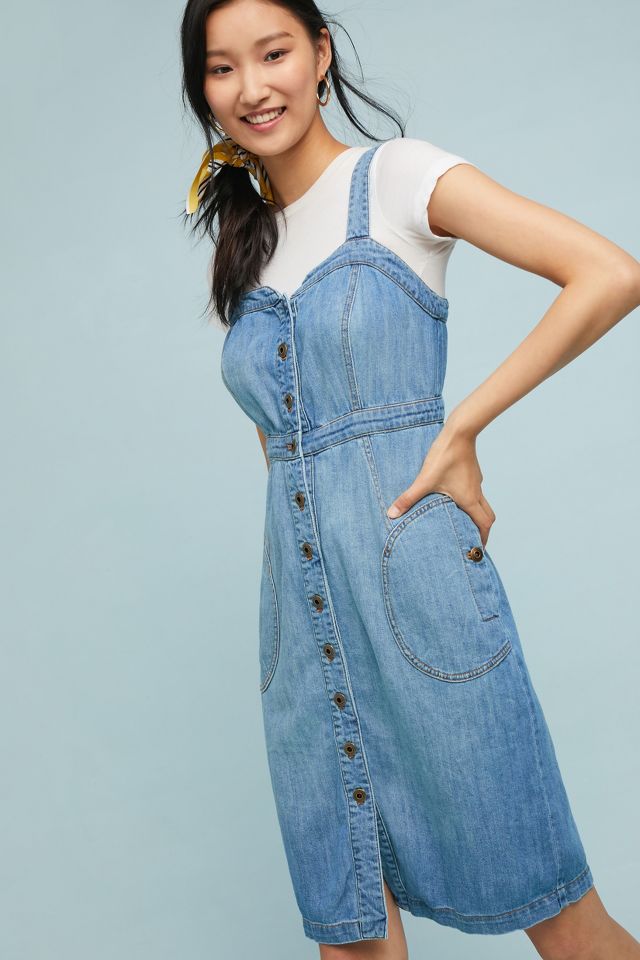 Pilcro Buttondown Denim Dress | Anthropologie