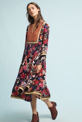 floral peasant dress