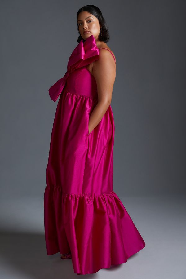 Slide View: 3: Atsu Bow Maxi Dress