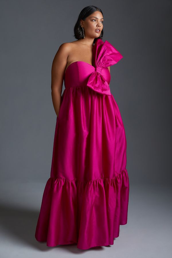 Slide View: 5: Atsu Bow Maxi Dress