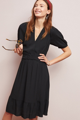anthropologie jacqueline belted dress