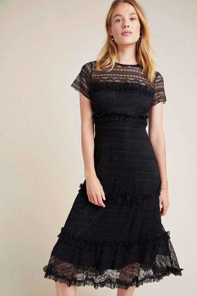 Dashing Lace Midi Dress | Anthropologie