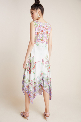 analise floral midi dress