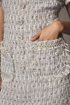 Thumbnail View 5: Mac Duggal Short-Sleeve Tweed Mini Dress