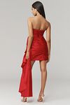 Thumbnail View 3: Mac Duggal Strapless Ruched Mini Dress