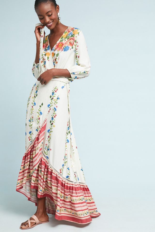Farm Rio Springtime Wrap Dress | Anthropologie