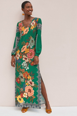 farm rio verdor maxi dress