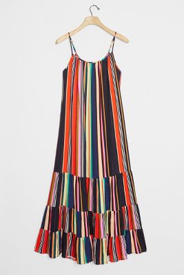 rainbow maxi dress uk