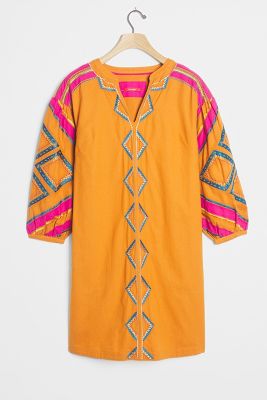 embroidered tunic dress uk