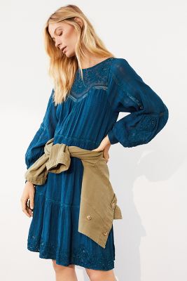 embroidered tunic dress uk