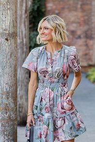 Slide View: 2: Loverly Grey x Anthropologie: The Somerset Mini Dress