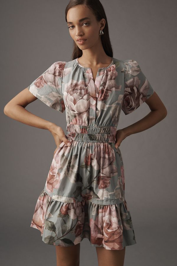 Slide View: 1: Loverly Grey x Anthropologie: The Somerset Mini Dress