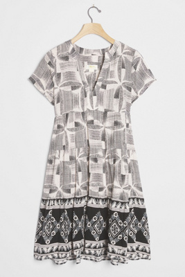 petra tiered tunic dress