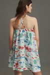 Thumbnail View 2: Maeve Printed Halter Swing Mini Dress