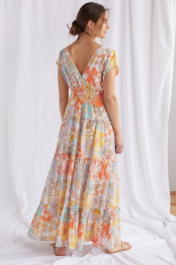 Evie Floral Maxi Dress | Anthropologie UK