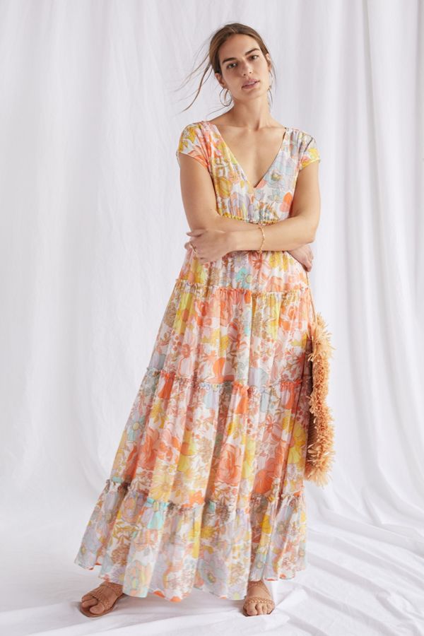 Evie Floral Maxi Dress | Anthropologie UK