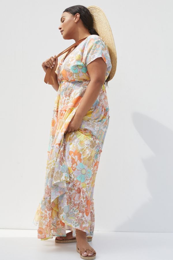 Evie Floral Maxi Dress | Anthropologie UK
