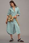 Thumbnail View 1: The Soren Long-Sleeve Shirt Dress by Maeve