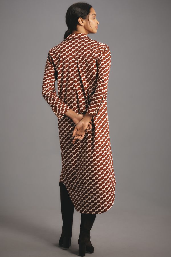 Slide View: 3: By Anthropologie Long-Sleeve Shirt Dress