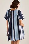 Thumbnail View 2: Maeve Short-Sleeve Crew-Neck Swing Mini Dress