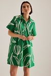 Thumbnail View 1: By Anthropologie Short-Sleeve Swing Tunic Mini Dress