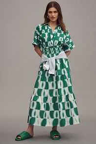 Slide View: 1: The Somerset Maxi Dress: Shirt Dress Edition