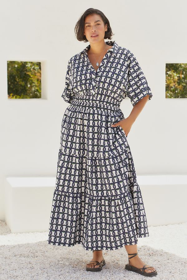 Slide View: 5: The Somerset Maxi Dress: Shirt Dress Edition