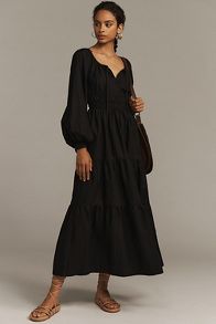 Slide View: 1: The Somerset Maxi Dress: Puff-Sleeve Edition