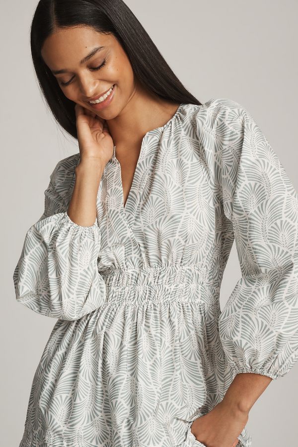 Slide View: 3: Loverly Grey x Anthropologie: The Somerset Maxi Dress: Long-Sleeve Edition