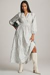 Thumbnail View 1: Loverly Grey x Anthropologie: The Somerset Maxi Dress: Long-Sleeve Edition