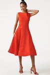 Thumbnail View 1: By Anthropologie Boat-Neck Drop-Waist Midi Dress