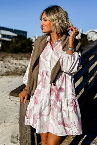 Slide View: 5: Loverly Grey x Anthropologie The Bettina Shirt Dress by Maeve: Mini Edition