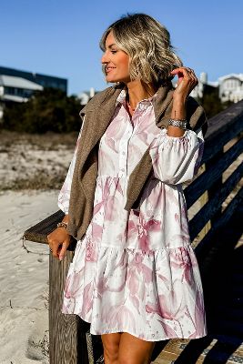 Loverly Grey x Anthropologie The Bettina Shirt Dress by Maeve: Mini Edition