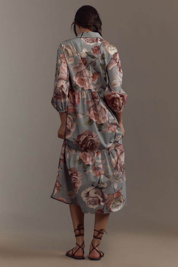 Slide View: 3: Loverly Grey x Anthropologie The Bettina Shirt Dress by Maeve