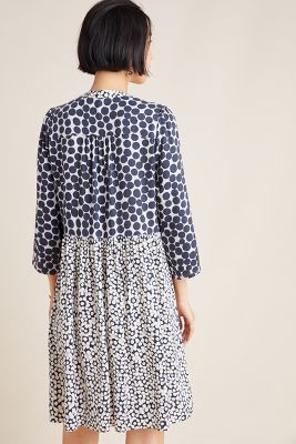 anthropologie juno printed dress