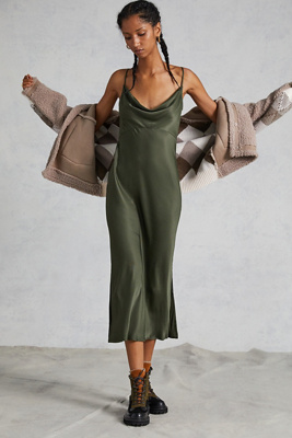 anthropologie slip dress