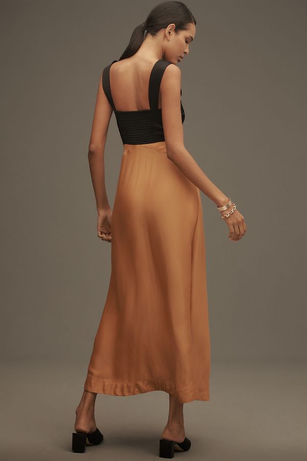 Slide View: 2: The Jocelyn Sleeveless Slip Midi Dress by Maeve