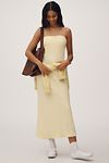 Thumbnail View 4: By Anthropologie Satin Midi Slip Dress