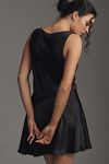 Thumbnail View 2: By Anthropologie Rollkragen-Satin-Minikleid