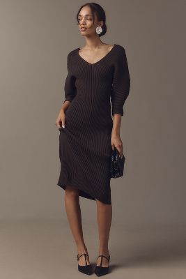 Mare Mare Scoop-Neck Knit Midi Dress