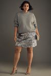 Thumbnail View 8: Mare Mare Long-Sleeve Knit Sequin Twofer Mini Dress