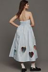 Thumbnail View 4: Mare Mare Strapless Cut-Out Hearts A-Line Midi Dress